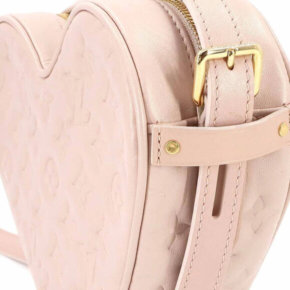 LOUIS VUITTON Sac Coeur Fall in Love Heart Shoulder Bag Leather M58738 90277042 - Picture 11 of 11